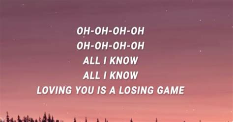 losing game lyrics|Duncan Laurence .